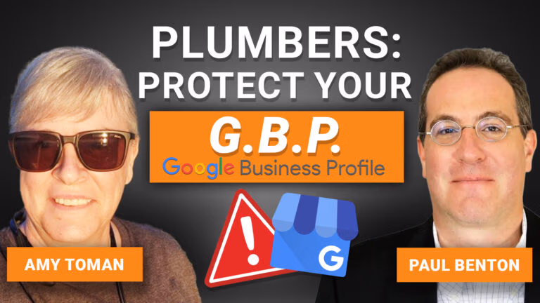 Plumber Marketing Podcast - How Plumbers protect their GBP